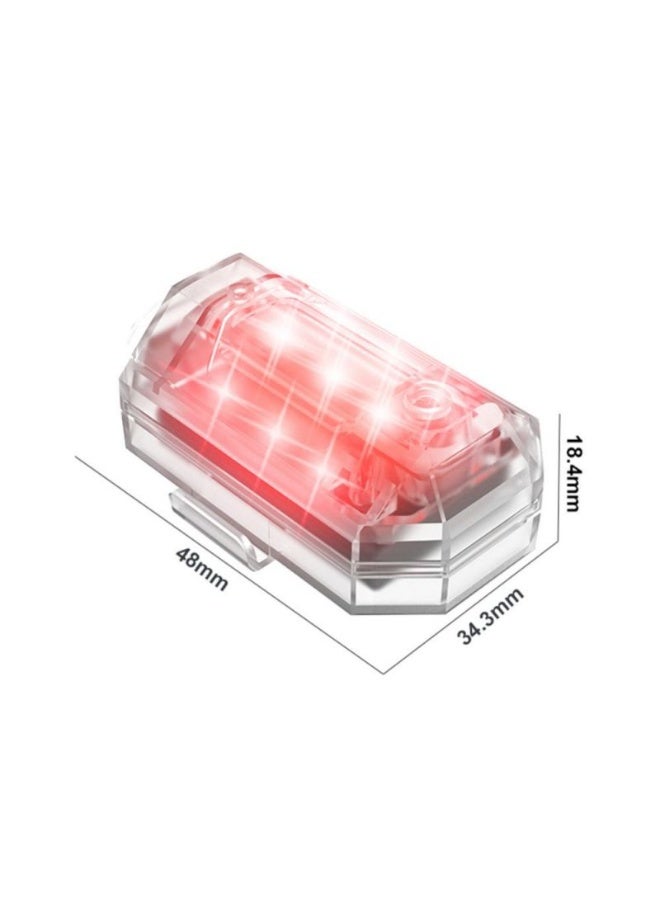 أم ثري ضوء تحذيري LED مقاوم للماء RGB مع جهاز تحكم بالأشعة تحت الحمراء – إضاءة وميض وثابتة – مناسب للسيارات والاستخدام الخارجي - Image 2